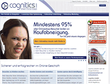 Tablet Screenshot of cognitics.de